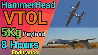 HammerHead Vtol Gasoline Fixed Wing Uav