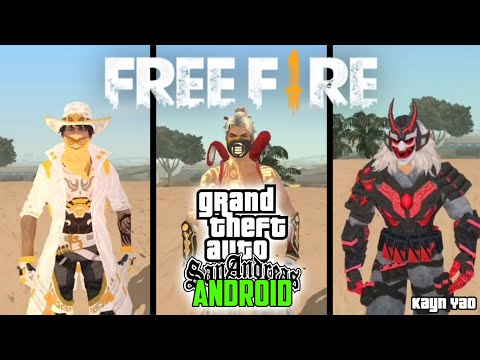 ¡Descarga las mejores skins de FREE FIRE para tu GTA SA Android! - YouTube