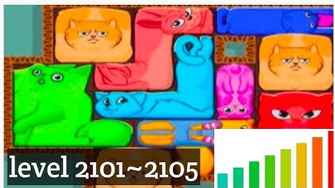 Puzzle Cats - level 2101~2105  Solve 
