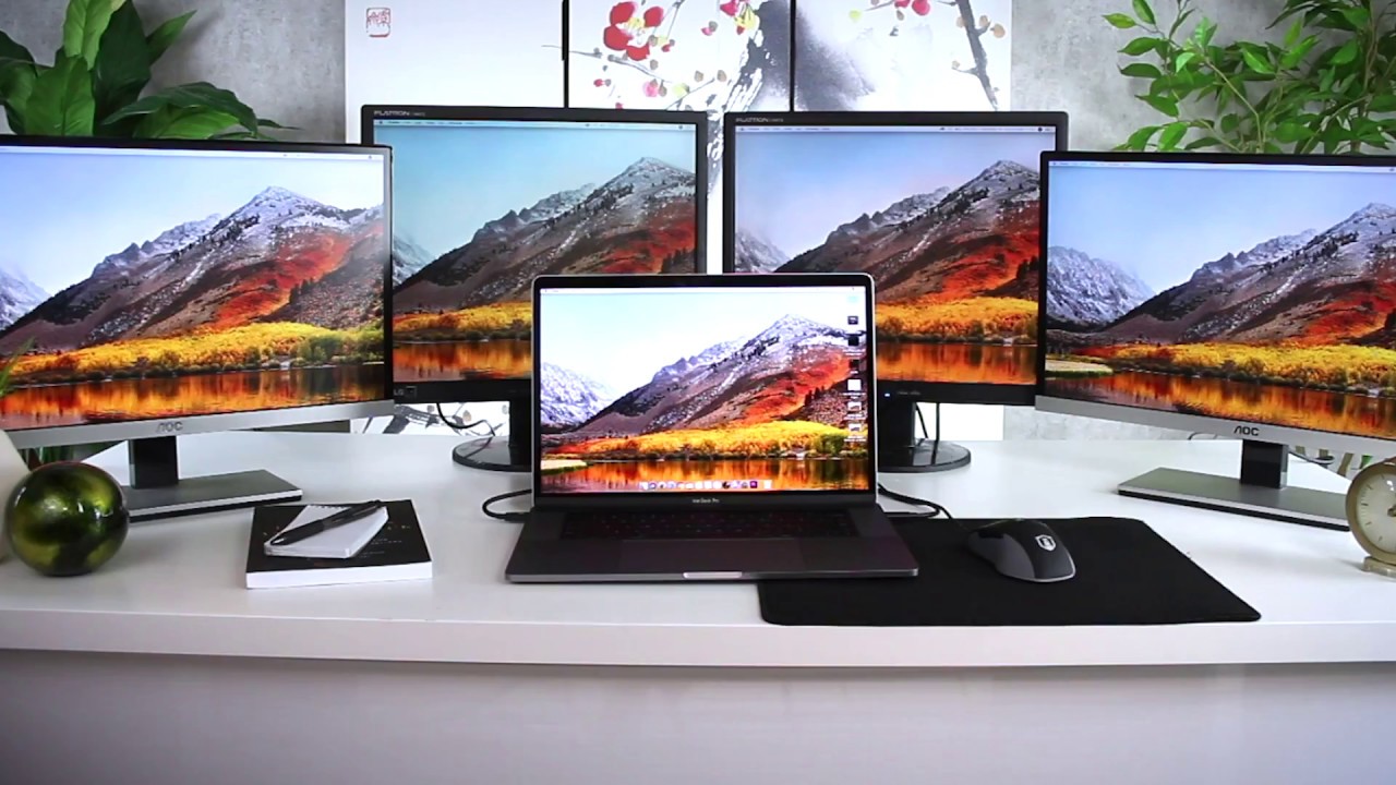 macbook pro multiple monitors dock