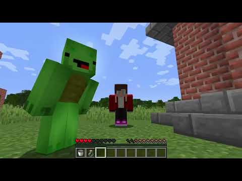JJ and JJ GIRL are STUCK ALONE TOGETHER !? - in Minecraft (Maizen)