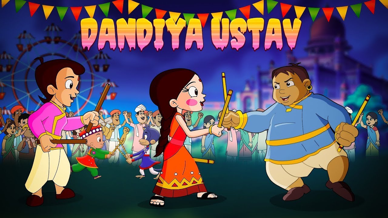 Chhota Bheem -Dandiya Utsav in Dholakpur | Festival Special Cartoon | Hindi Cartoon for Kids