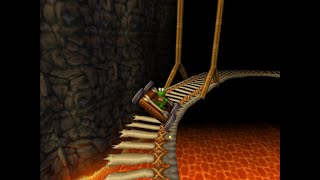 Croc 2 - PS1 - Caveman Village - Find the Wheels in the Mine! (Semi-Blind)