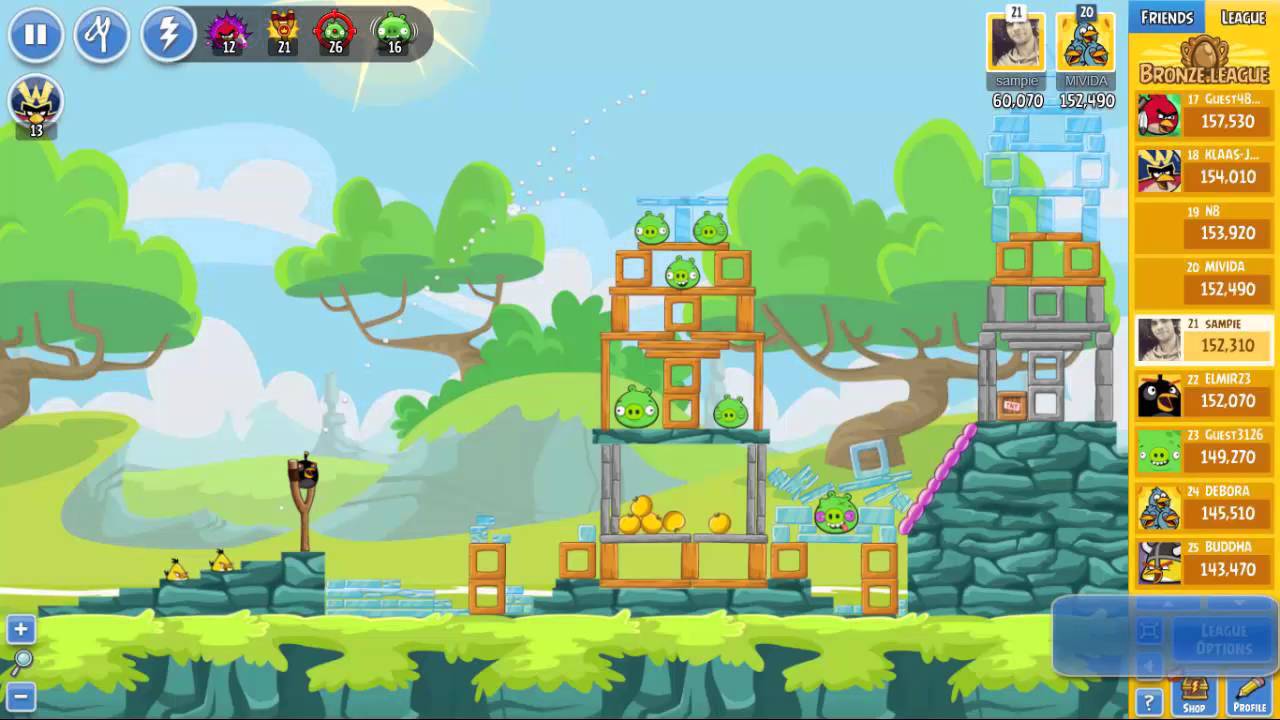 angry birds friends weekly tournament level 4 week 198