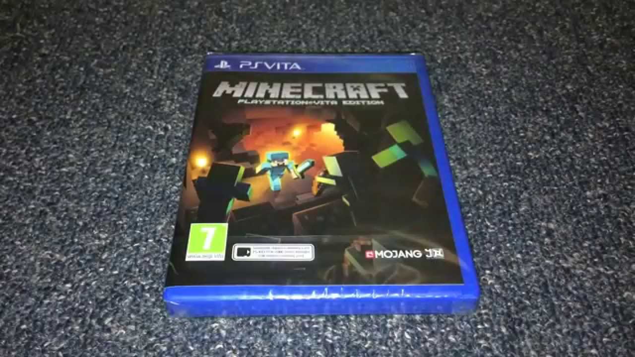 Unboxing Minecraft Playstation Vita Edition - YouTube