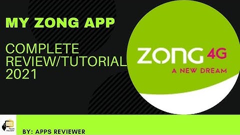 Zong App tutorial | My Zong App | My Zong App review