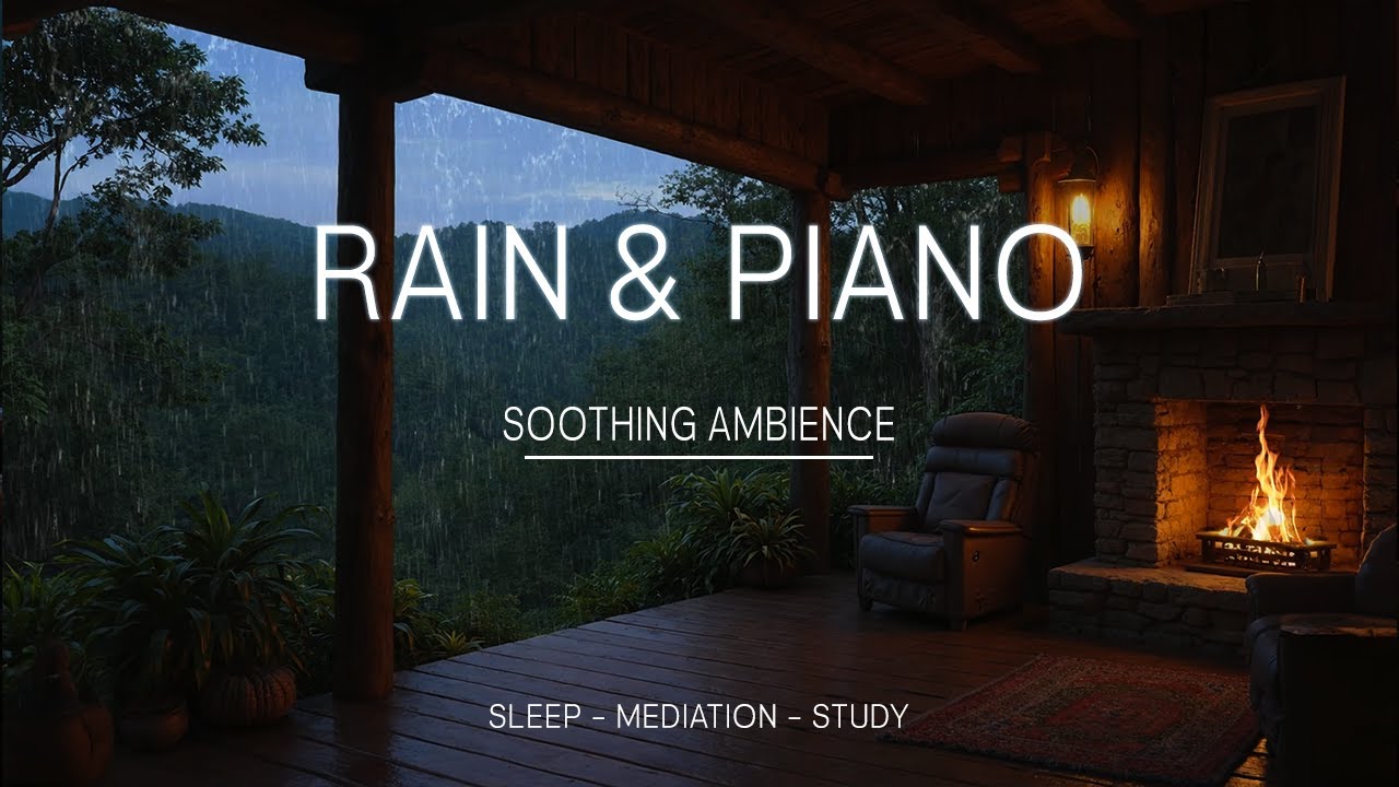 Night Rain and Sleep Music for Anxiety without reason during Sleepless Nights – Deep Inner Calm