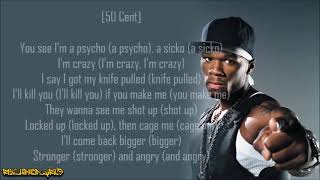 50 Cent - Psycho ft. Eminem (Lyrics)