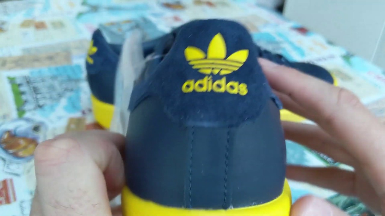 adidas forest hills blue yellow