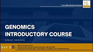 GENOMICS INTRODUCTORY COURSE (Day 1)