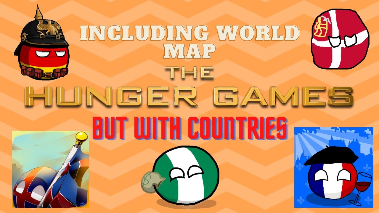 Hunger Games Simulation With Countries(Including World Map)
