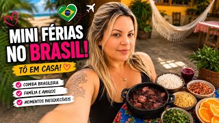 Mini férias no Brasil ✈️🇧🇷🇺🇸