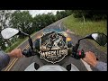 POV: Chill ride on Kawasaki Z400 (4K Raw footage)