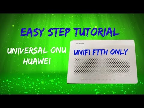 how to configure universal onu  huawei