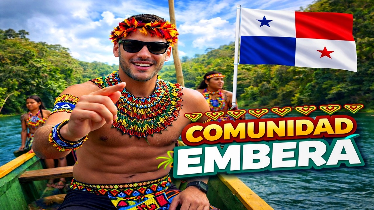 PANAMA 🇵🇦 Descubriendo la Magia✨ de la CULTURA EMBERA 🛶