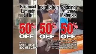 Empire Today 50-50-50 Sale Flooring 2013 Commercial