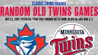 Random Games: Toronto Blue Jays at Minnesota Twins (05/11/1997)