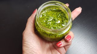 سس پستو با ریحون ایتالیایی، pesto di basilico, basil pesto