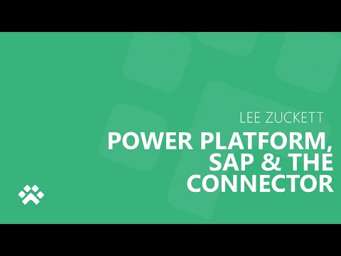 SAP – Power Platform, SAP and the ERP Connector