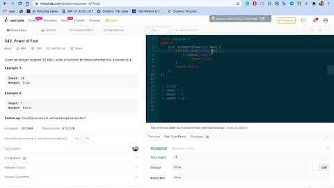 342. Power of four| Leetcode| C++| Easy| Bit Manipulation
