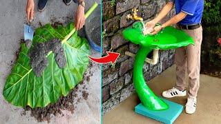 Creative and unique handwashing basin from cement