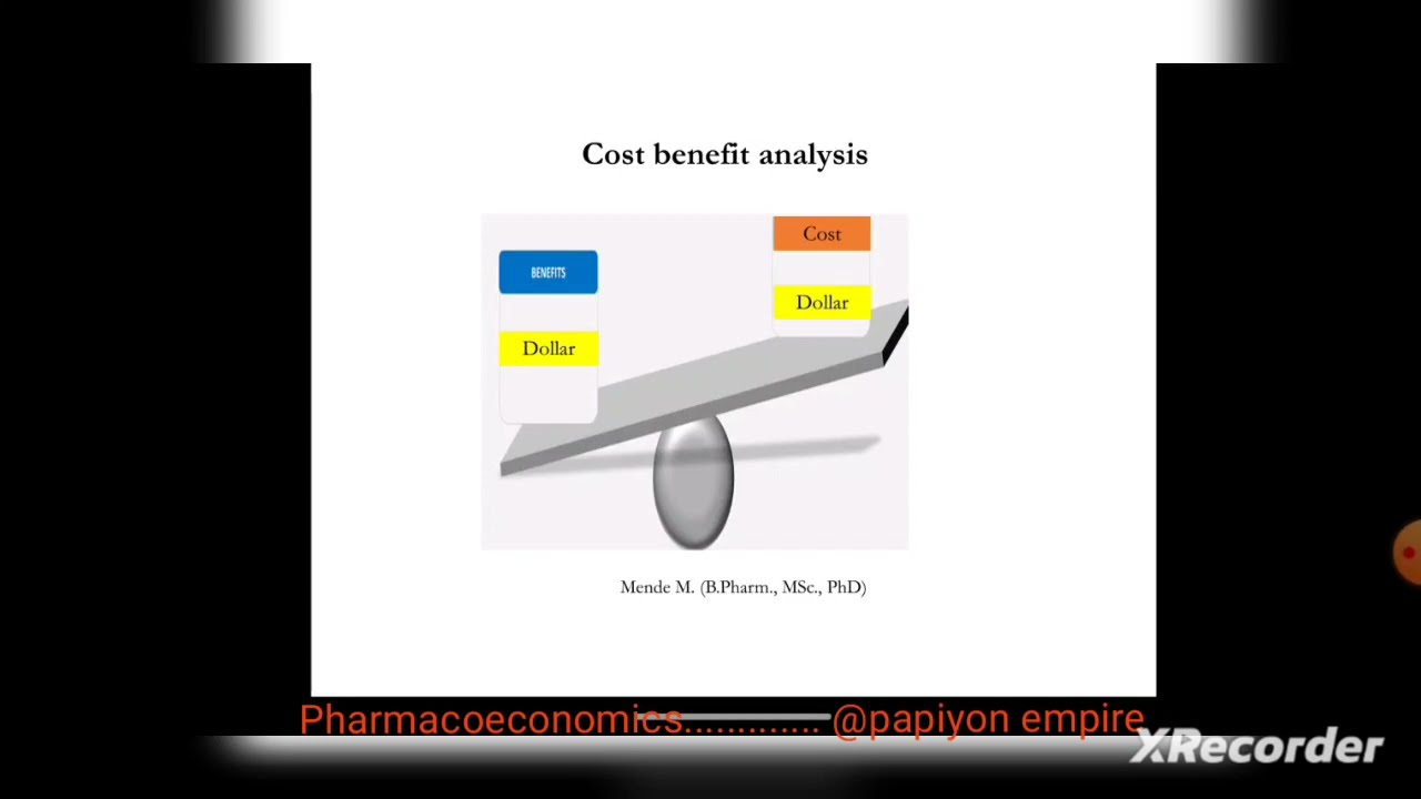 pharmacoeconomic chapter 5 CBA/cost benefit analysis/pharma exit/amharic