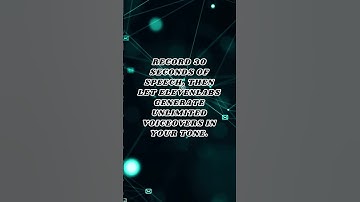 Clone Your Own Voice #motivation #buildwealth #youtubeshorts #quotes