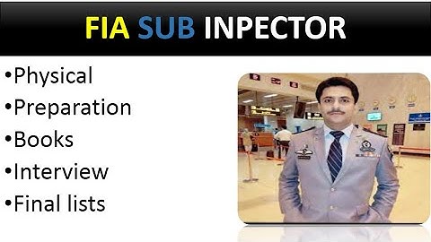 FIA jobs sub inspector 2021|| SUB INSPECTOR|| BOOKS FOR FIA PAPER 2021