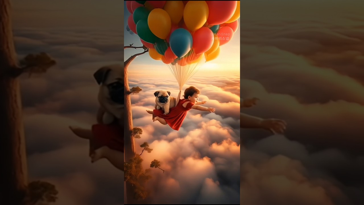 🎈🛟 Tiny Pug Saves Floating Baby in Heart-Stopping Rescue 