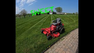 Country Clipper mowing tall grass