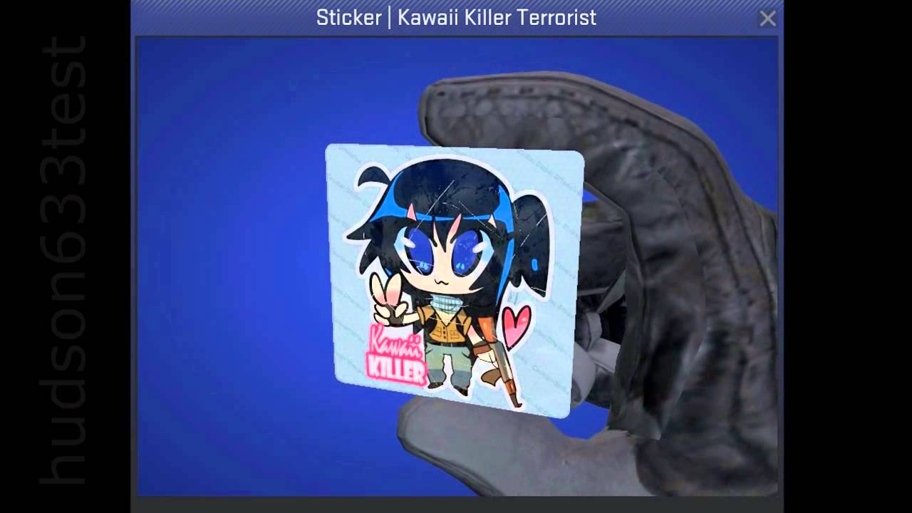 Kawaii Killer Terrorist Sticker Csgo Youtube