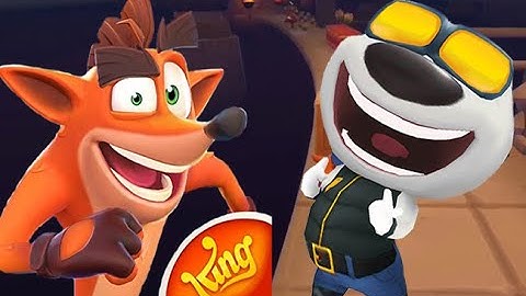CRASH BANDICOOT ON THE RUN VS TALKING TOM GOLD RUN  LATEST