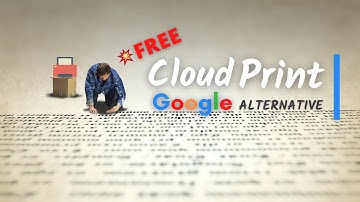 Free CLOUD PRINT from Mobile or PC without Google Cloud Print
