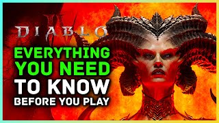 Diablo 4 Everything You Need To Know Before You Play! Which Class Is Right For You? Endgame \& More