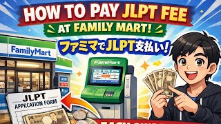 How to JLPT Fee from Family mart ?#japan #jlpt #subscribe  screenshot 1