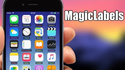 MagicLabels - iOS 9 Jailbreak Cydia Tweak