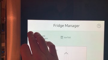 Manual defrost on Samsung family hub RF28K