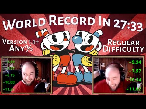 Cuphead Current World Record Speedrun in 27:33.47 | Any% - V1.1.5 - Regular Difficulty