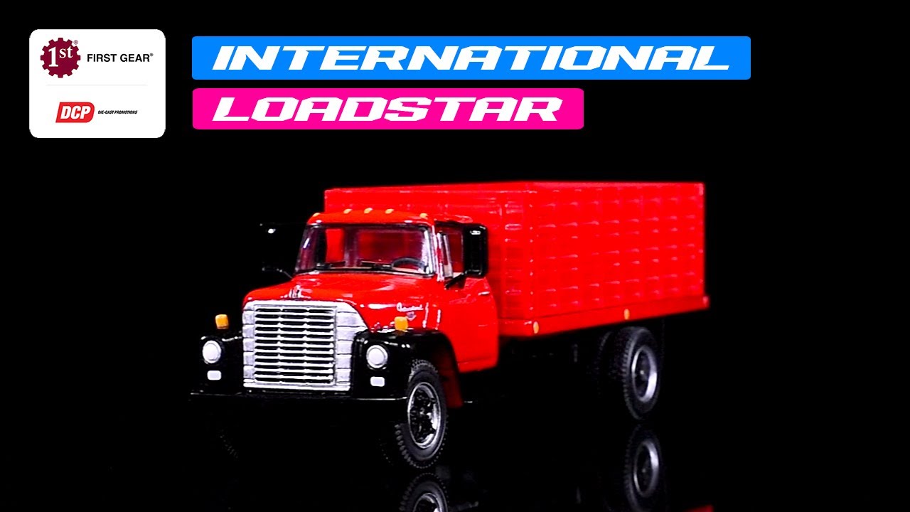 Austin Loadstar Diecast Model 1970s International Loadstar Grain Truck Harvester Red 1/64 Diecast ...