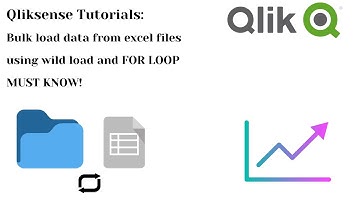 QLIK Sense : How to Bullk load data from excel files. (Using Wild load & FOR LOOP)