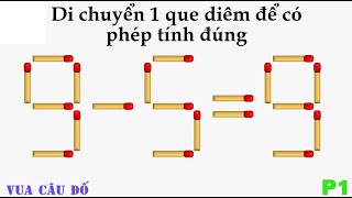 Câu đố di chuyển que diêm rèn luyện trí tuệ phần 1 |  Puzzle with matchsticks to increasing IQ screenshot 2