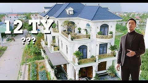 Khám Phá Ngôi Biệt Thự 3 Tầng Diện Tích 450m2 Phong Cách Tân Cổ Điển Sang Trọng ở Hải Phòng