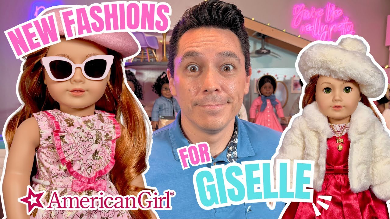 Fashion Day with Giselle! Opening New Outfits & the So Many Shoes Tower from American Girl