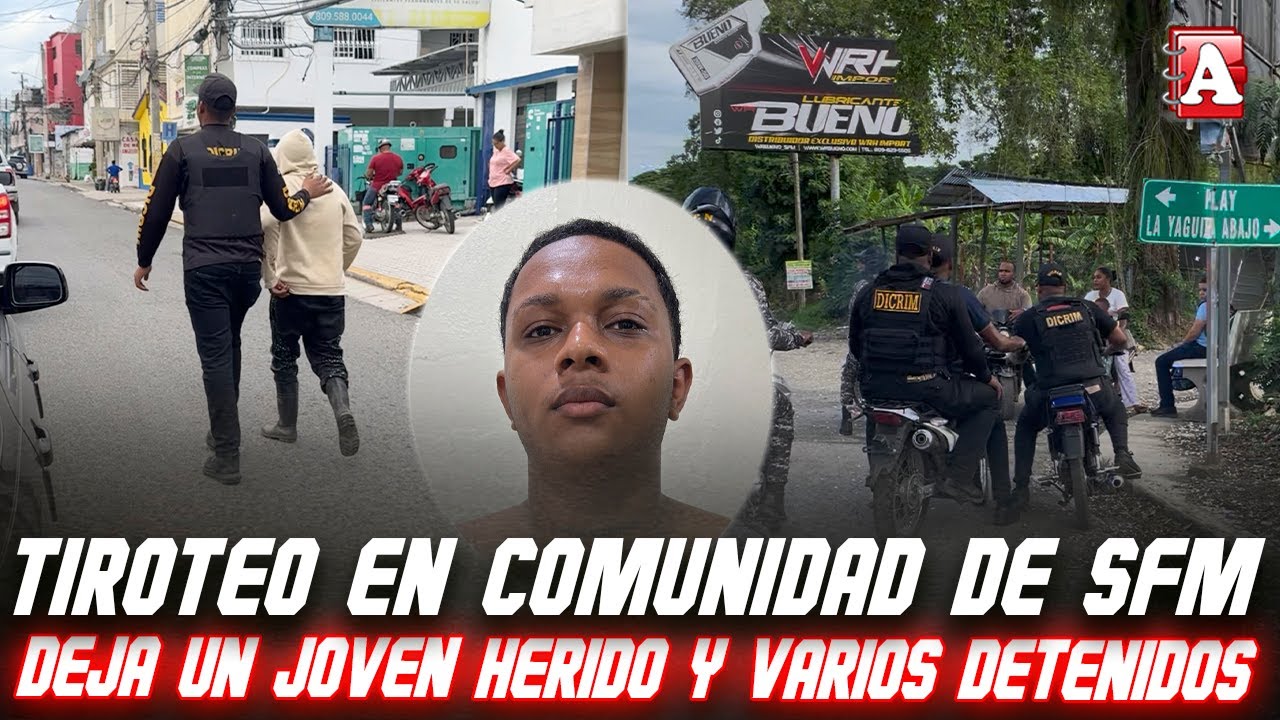MIREN LO QUE OCURRIÓ EN UNA COMUNIDAD DE SFM; HAY UN HERID0 Y DETENIDOS