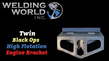 Welding World Black Ops Twin High Flotation Outboard Bracket