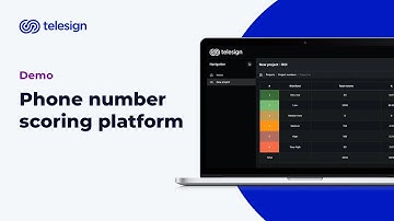Live Demo: A look at Telesign’s Intelligence platform