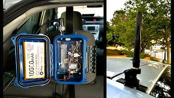 Vehicle solar Meshtastic node