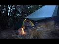 CAMPING in -17c windchill Freezing Wind Storm - Tent and Tarp