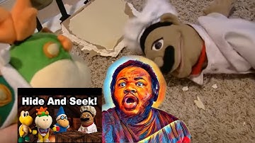 SML Movie: Hide And Seek (REACTION) #sml #bowserjunior #hideandseek #jeffy 😂