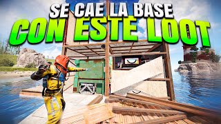 Se les CAE la BASE y ENCUENTRO el MEJOR LOOT - RUST - Gameplay español